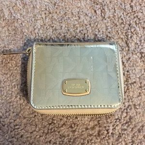 Michael Kors gold wallet